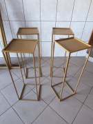 Stojaki złote geometryczne na kwiaty ślub wesele 20szt