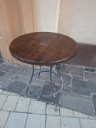 Ogródek gastronomiczny bar restauracja - ogrodzenie, stoły i krzesła