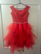 Czerwona sukienka damska BOSCA FASHION