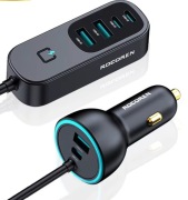 Ładowarka samochodowa Rocoren 105W (3C+3A):