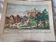 Stara rycina , Przedstawienie zamku cesarskiego,, 