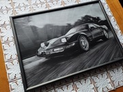 Plakat wydruk A3 (29,7x42cm) - Chevrolet Corvette C4