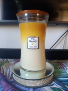 Świeca świeczka Yankee candle Woodwick Trilogy Fruits of summer ananas koko