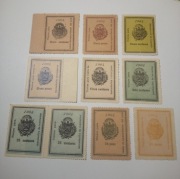 Salwador 1904 - Cinco/Diez Centavos - Uno/Cinco/25 Pesos
