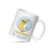 Kubek Z BANANEM NA TWARZY – uśmiech gwarantowany, nawet bez kofeiny!