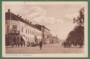 Częstochowa - ok.1930r. - Ul. Piłsudskiego, bilardy