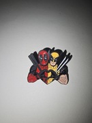 Przypinka Enamel Pin Deadpool Wolverine Serce Marvel
