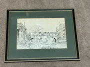 Rysunek Pulteney Bridge and Weir, Bath – Griffin 1972