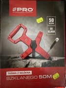 Miara taśma z włókna szklanego 50m Pro