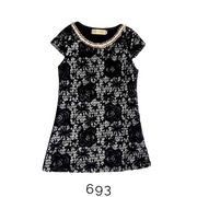 Sukienka w kwiaty róże wizytowa 3-4lat 98-104 cm 