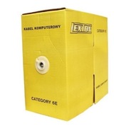 KABEL UTP RJ45 wewnętrzna skrętka MIEDŹ 100% CU 305m CAT.6e LEXTON