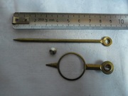 PIĘKNE MOSIĘŻNE WSKAZÓWKI DO STAREGO ZEGARA 