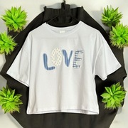 Koszulka ZARA z napisem LOVE | nowa z metką