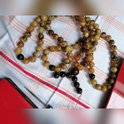 Bursztyn rozaniec mala buddyjska 108 kółek 