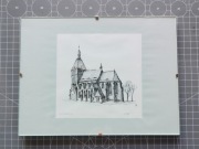 Koszalin - rysunek tuszem