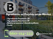 Ogrodzenia Panelowe 2D i 3D - Produkt z montażem 