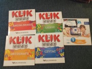 duży zestaw edukacyjny dla dziecka Klik uczy i dodatek oto ja 5 płyt