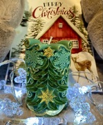 Świeca sojowa Boże Narodzenie Święta Mikołaj Prezent Choinka