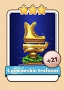 Łyżwiarskie trofeum karta coin master