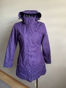 Trespass fioletowa kurtka damska trekking 3w1, podpinka oddzielna kurtkaS/M
