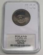 20 ZŁOTYCH 1978 INTERKOSMOS - grading GCN MS68