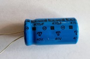 Kondensator elektrolityczny 470uF/40V ELWA