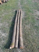 Słupki ogrodzeniowe, paluszkami debowa