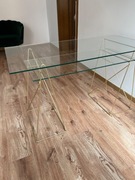 Piękne szklane biurko 