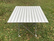 Stolik turystyczny do przyczepy składany aluminiowy markowy 76/76/66 MOVERA