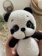 Ręcznie robiona panda | 20 cm | Idealna na prezent