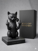 Figurka Kota z charakterem – Autorski projekt 3D – Prezent z humorem