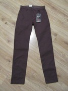 LEVI'S XX CHINO SLIM TAPER męskie spodnie chinosy brąz NOWE _ 28/32