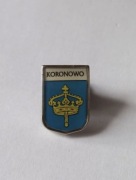 Herb miasta i gmina Koronowo przypinka pin odznaka wpinka