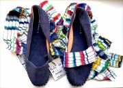 Nowe skórzane granatowe espadryle baleriny ZARA 38