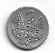2 złote, "jagody" , 1958 rok, aluminium