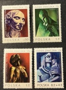 Fi.2262-2265**, Dzień Znaczka, 100 rocznica urodzin Xawerego Dunikowskiego