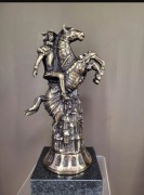 TOMASZ SĘTOWSKI "Jeździec" figura szachowa’ brąz, 20cm