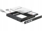 ADAPTER KIESZEŃ NA DYSK 5,35 NA 2,5 SLIM SATA DYSK CD/DVD DELOCK 61993
