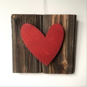 serce obrazek zawieszka na ścianę Walentynki Dzień Babci