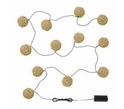 IKEA SOLVINDEN girlanda led 360cm 12 kul led łańcuch do ogrodu na taras