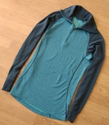 DEVOL DUO ACTIV WOMAN_TERMOAKTYWNA BLUZA 1/3 zip_100% MERNO WOOL _L