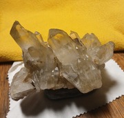 intresujący kwarc cytryn (szczotka krystaliczna) z Brazyli |420g| 