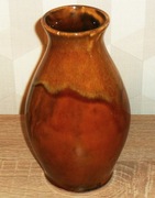 Wazon porcelitowy szkliwiony dekoracyjny 17x10 cm