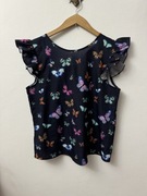Bluzka w motyle bluzeczka w motylki butterfly print Shein rozmiar S 36