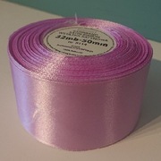 Wstążka satynowa tasiemka 50 mm 32 mb różowa 8114