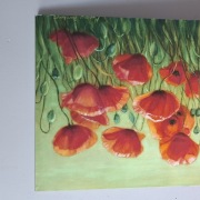 Duzy obraz maki polne  100 cm na 50 cm