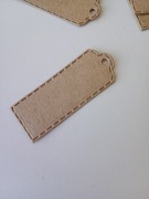 Etykiety zawieszki metka cenówka scrapbooking Eko Kraft handmade 100 sztuk