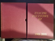 Znaczki Polska roczniki 2004-2005 czyste, w klaserze Fischer XXV, stan bdb
