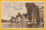 Gdańsk-Danzig. Pocztówka z obiegu 1937 . Widok .
