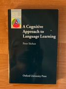Książka,angielski: A Cognitive Approach to Language Learning -Peter Skehan